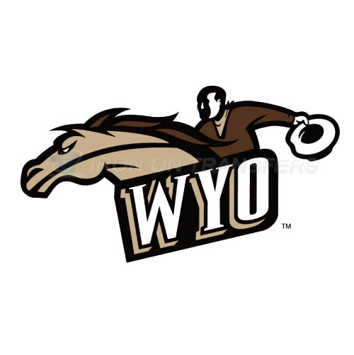 Wyoming Cowboys Logo T-shirts Iron On Transfers N7071 - Click Image to Close